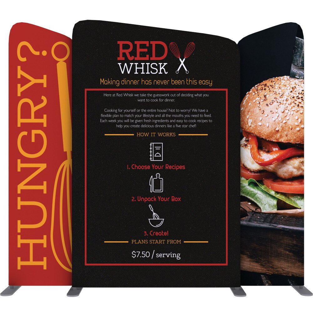 EZ Tube® Connect 10 ft. Kit A — Double Sided Graphic Package
